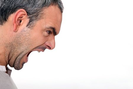 Angry man