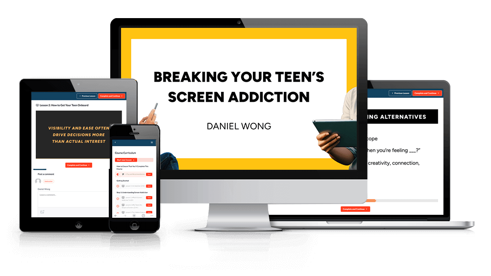 Break your teen's screen addiction